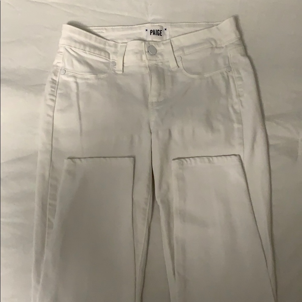 Women’s Paige white jeans